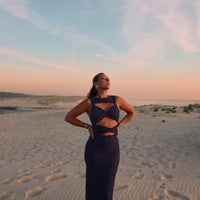 IKARIA robe navy