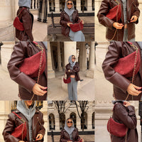 HAMILTON veste perfecto burgundi choco