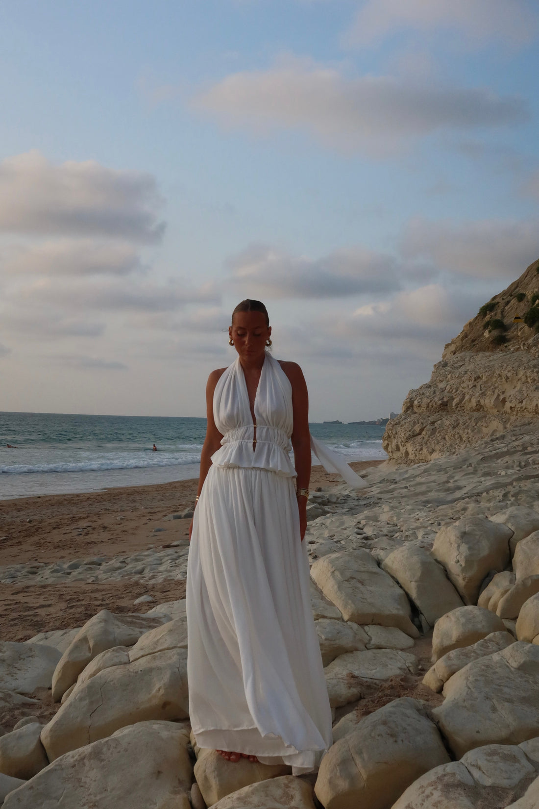 ANDROS jupon blanc