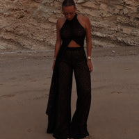 OXIA top dentelle noir
