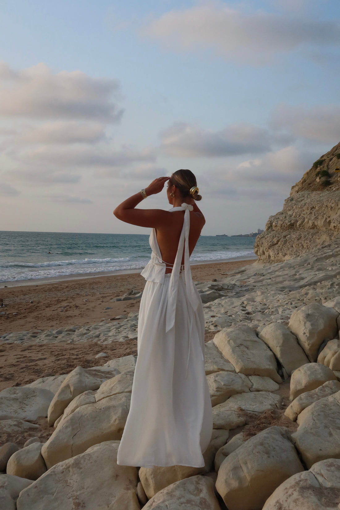 ANDROS jupon blanc