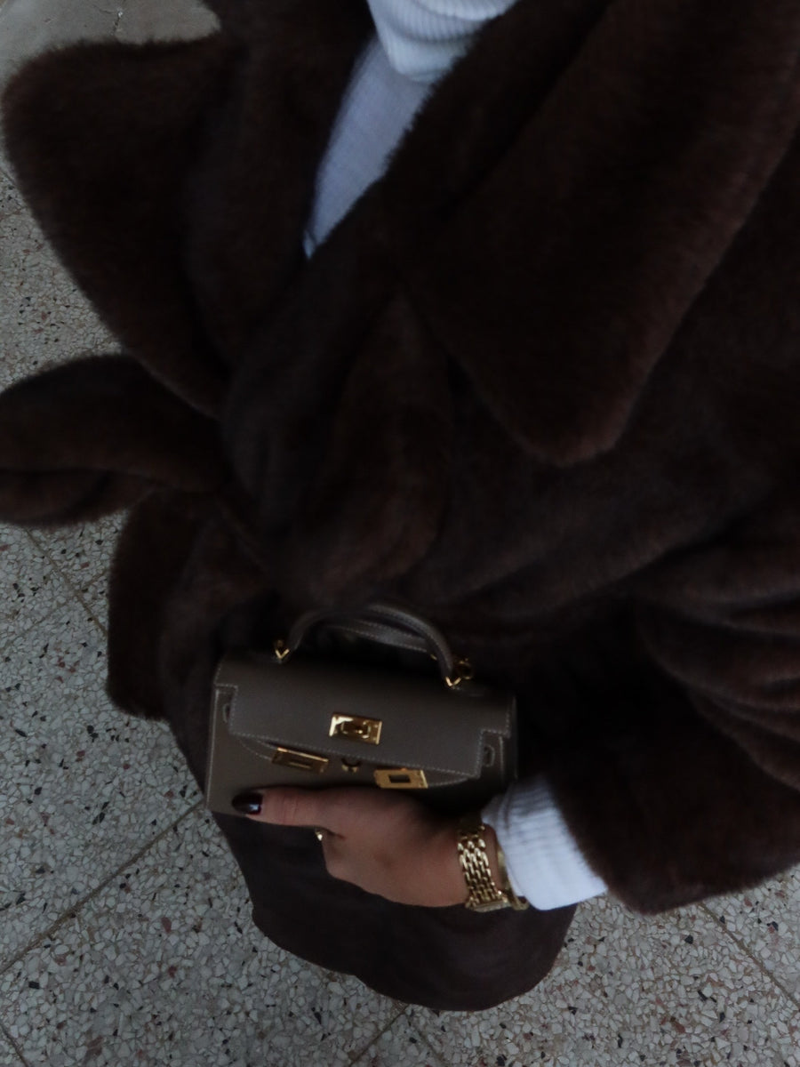 CHESTER manteau choco