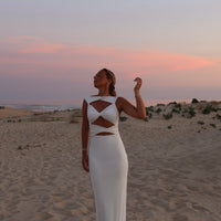 IKARIA robe blanche