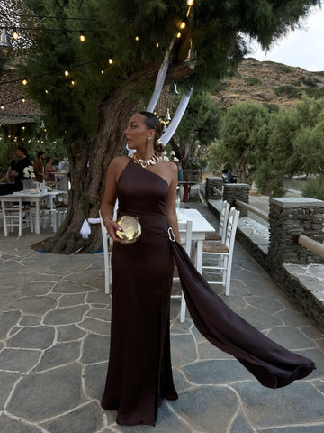 NANUYA robe longue choco