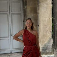 ALERIA robe terracotta