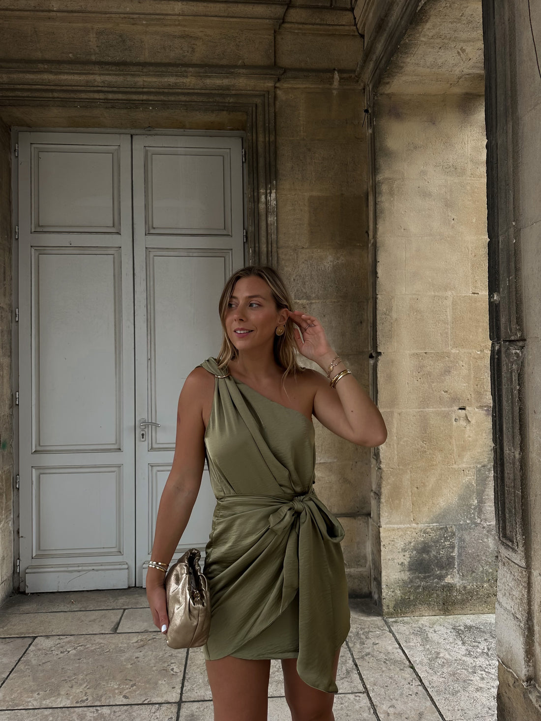 ALERIA robe olive