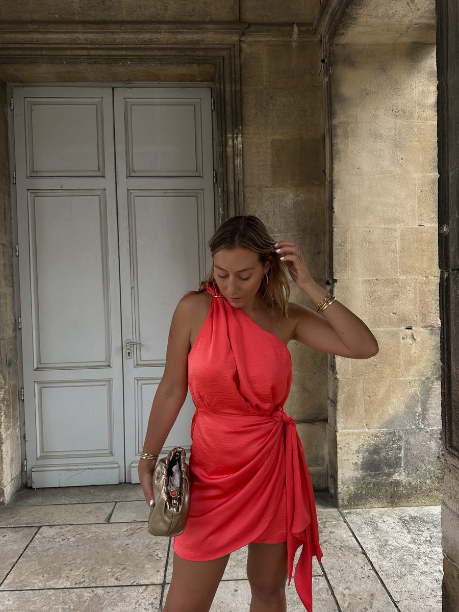 ALERIA robe corail