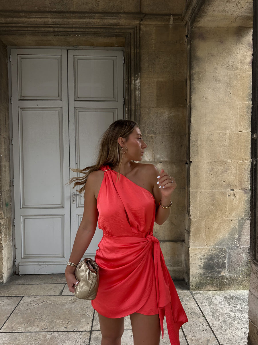 ALERIA robe corail