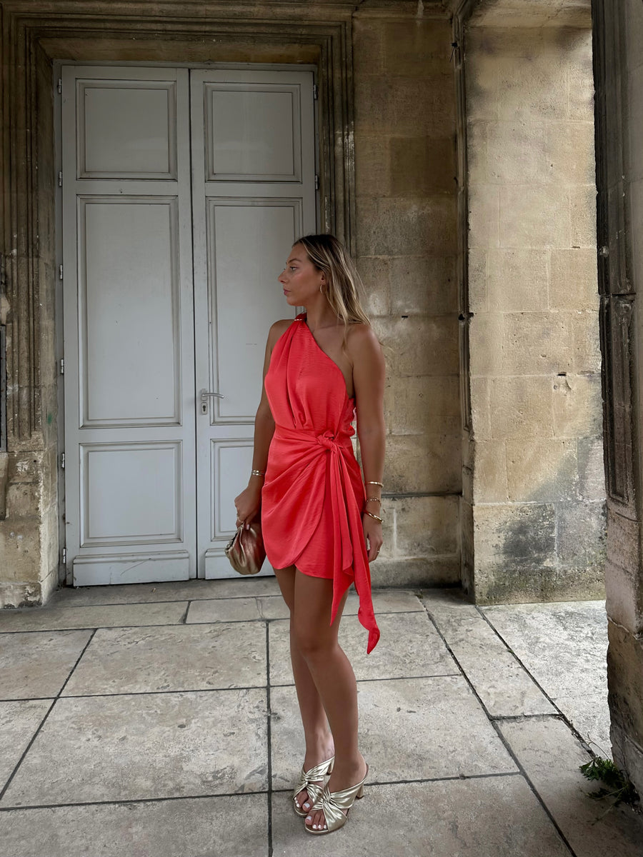 ALERIA robe corail