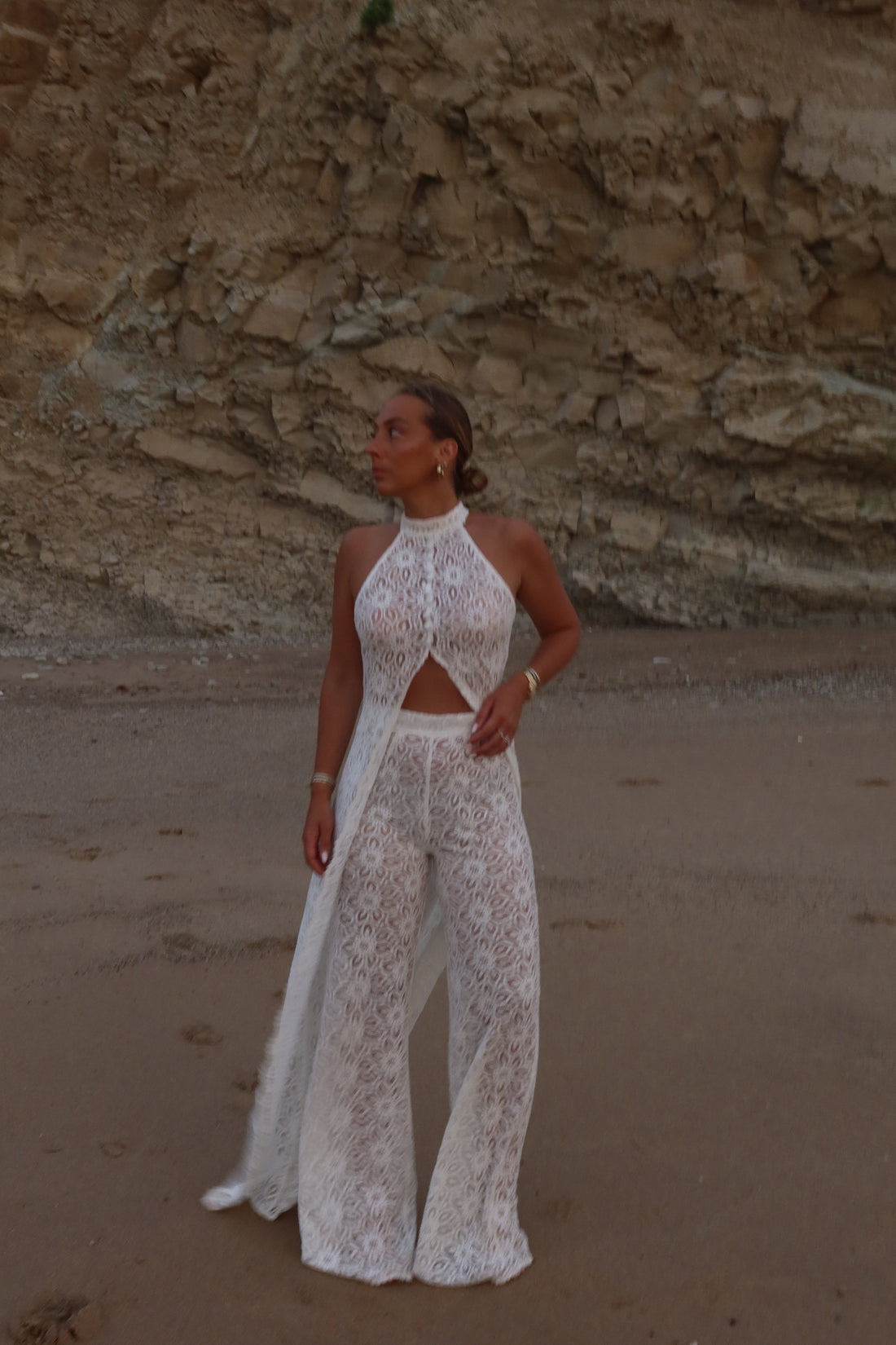 MARKI pantalon écru