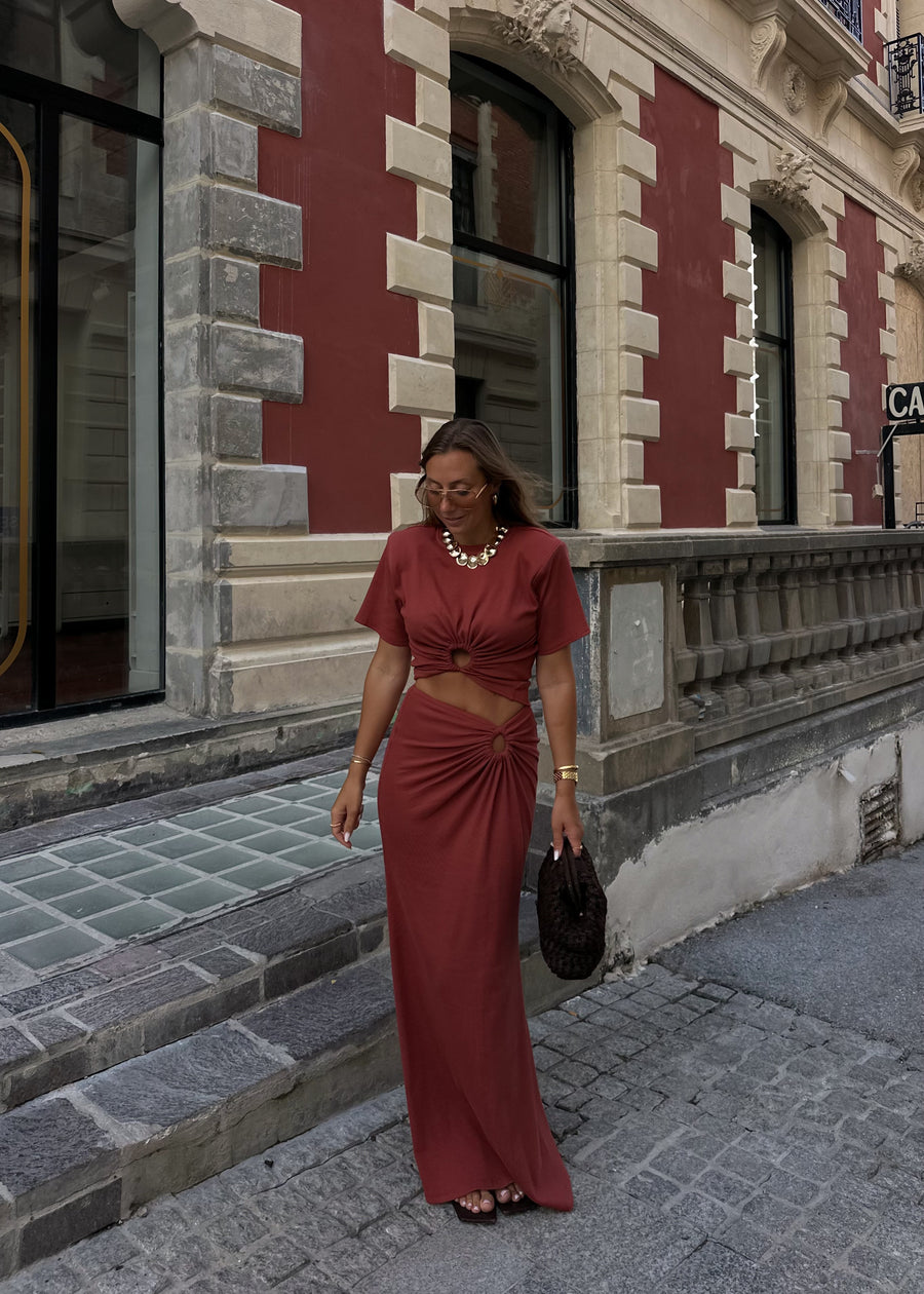 INWOOD top terracotta