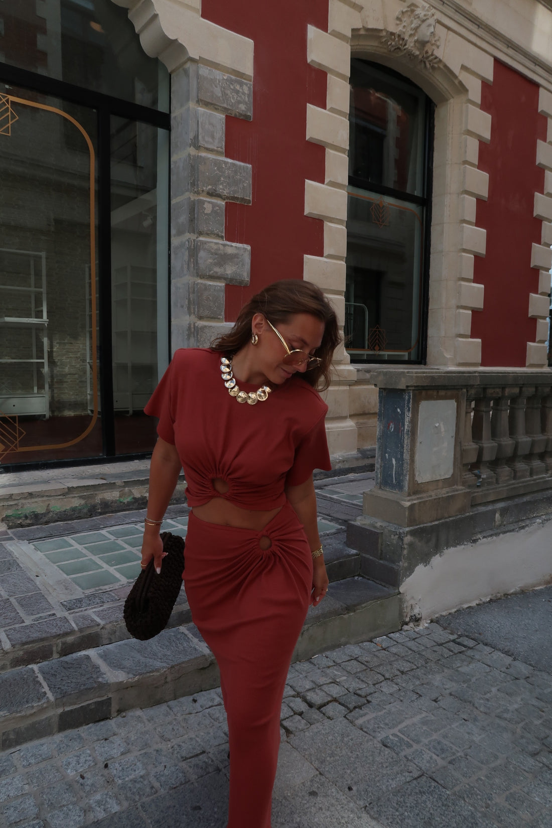 INWOOD top terracotta
