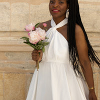 MALENGA robe  blanche