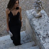 FIGARI robe longue noire