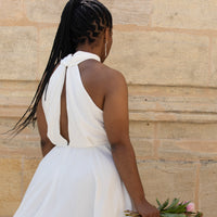 MALENGA robe  blanche