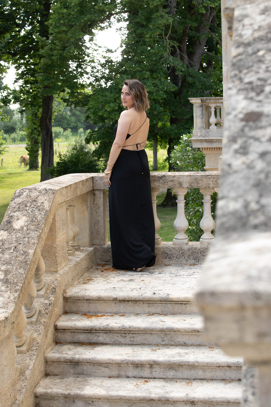 MADI robe longue noir