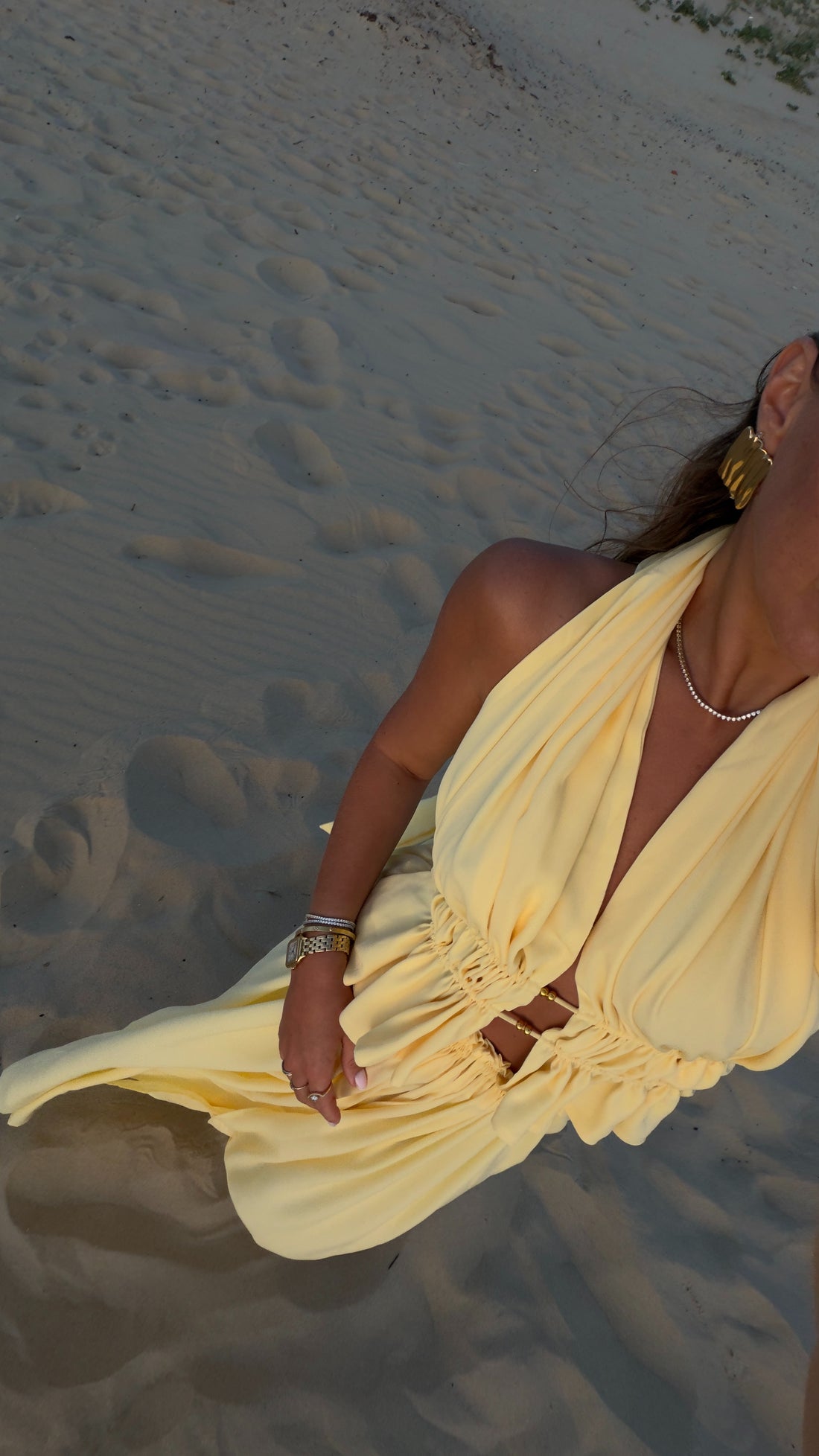 ANDROS jupon jaune