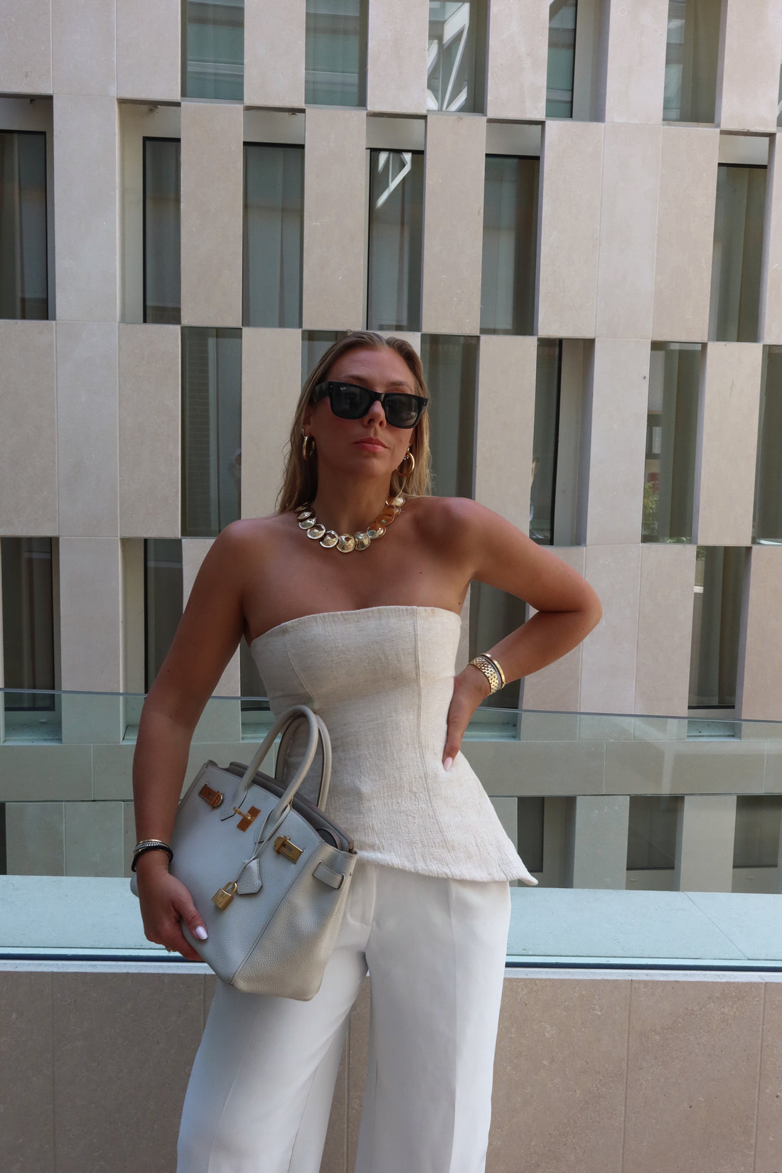 ZANTE bustier beige