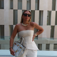ZANTE bustier beige
