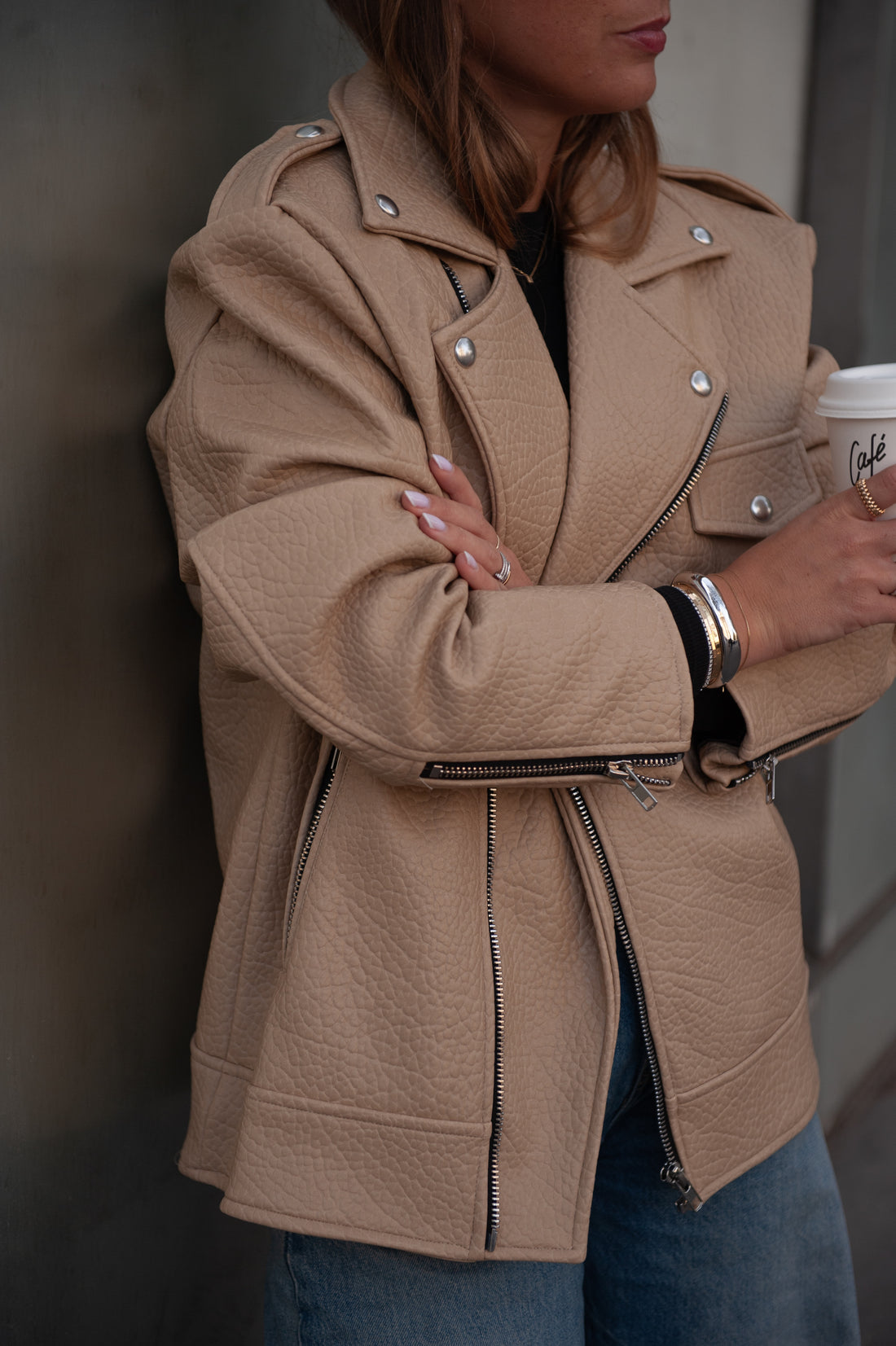 HAMILTON veste perfecto beige