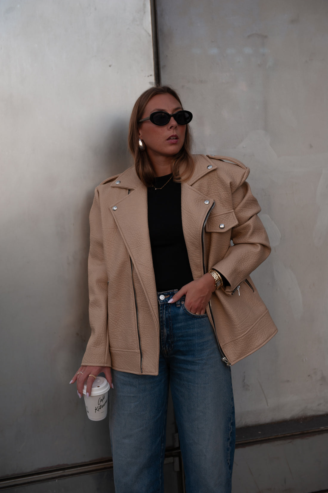 HAMILTON veste perfecto beige