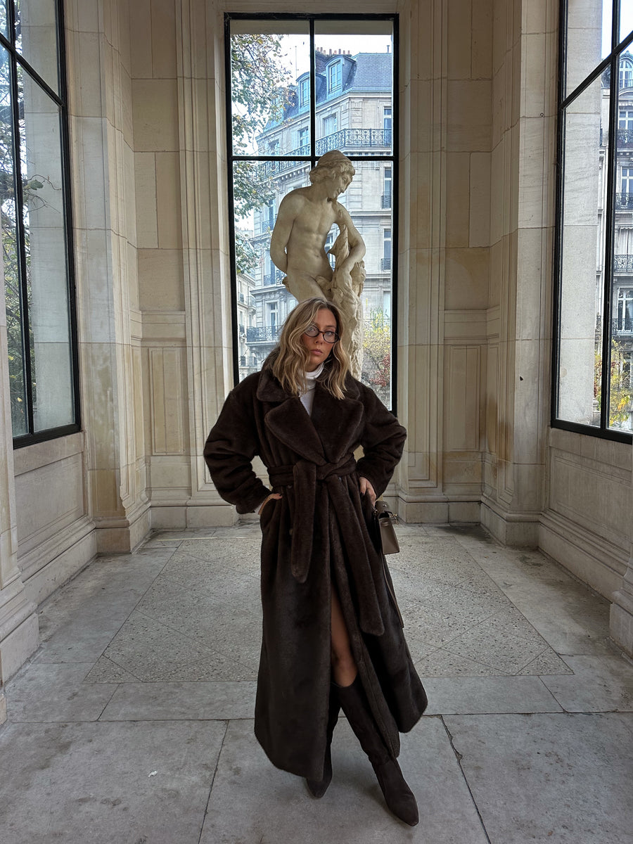 CHESTER manteau choco