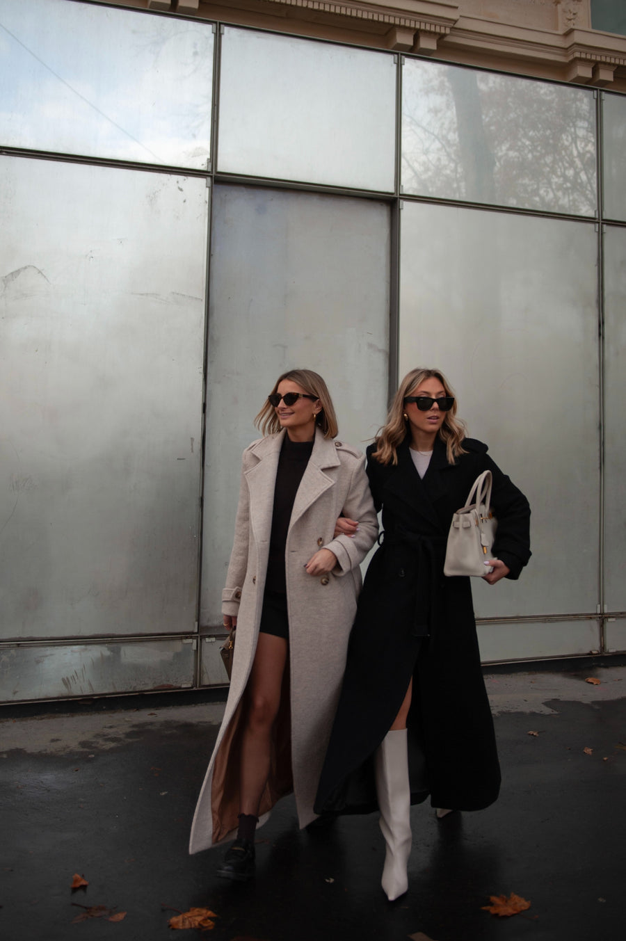 BROOKLYN manteau beige version longue