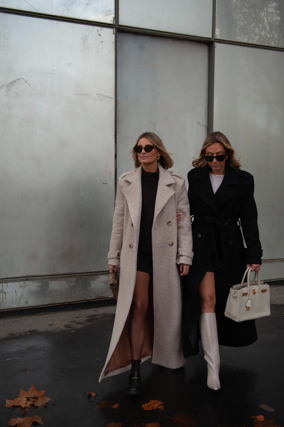 BROOKLYN manteau beige version longue