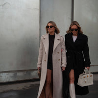 BROOKLYN manteau noir version longue