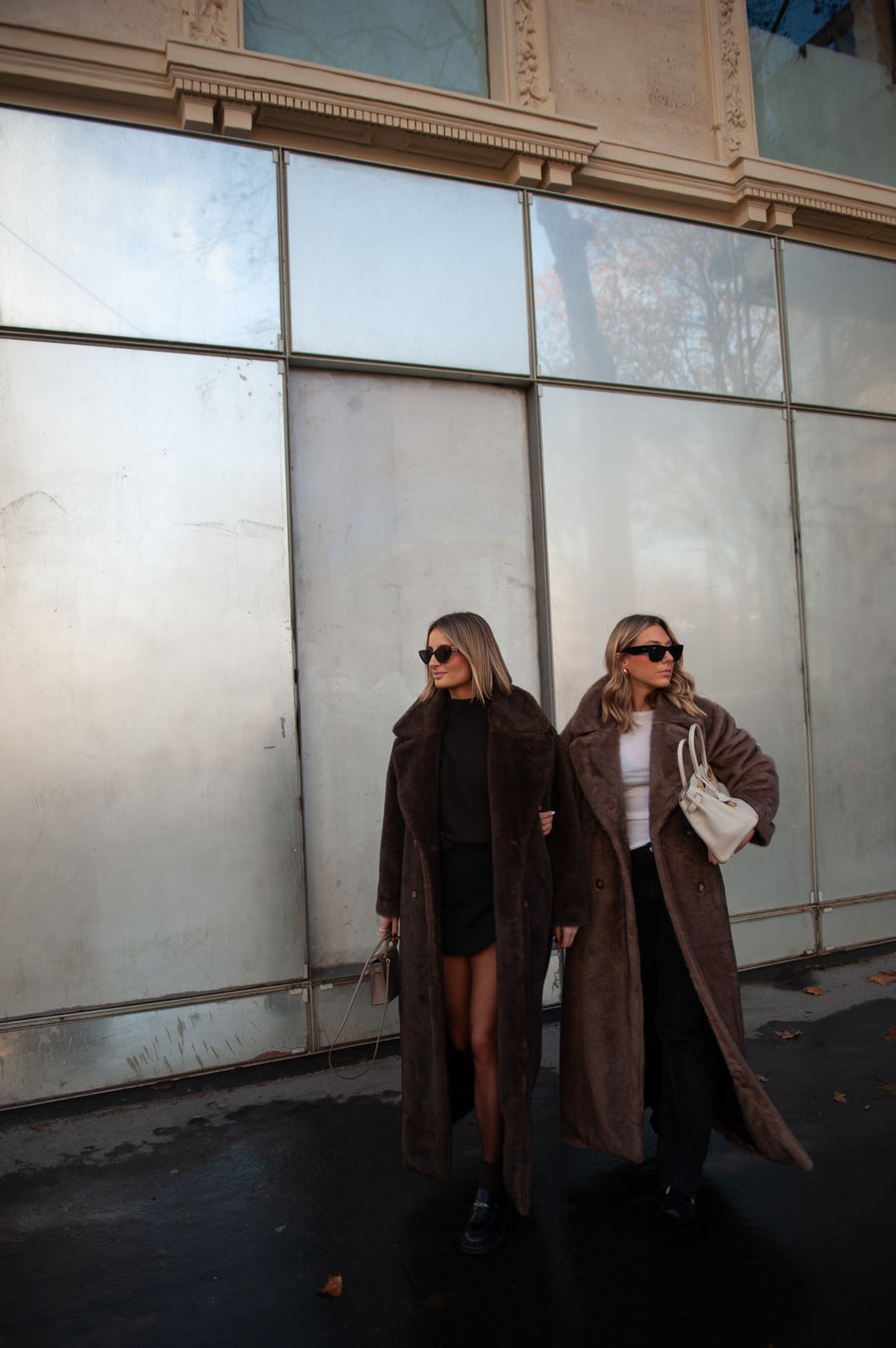 CHESTER manteau châtain