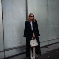 BROOKLYN manteau noir version longue