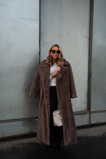 CHESTER manteau châtain