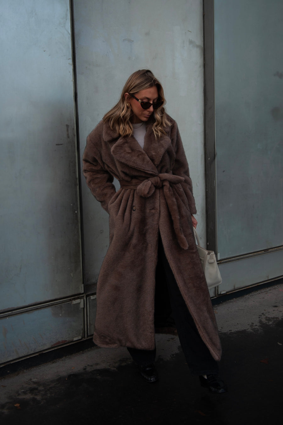 CHESTER manteau châtain