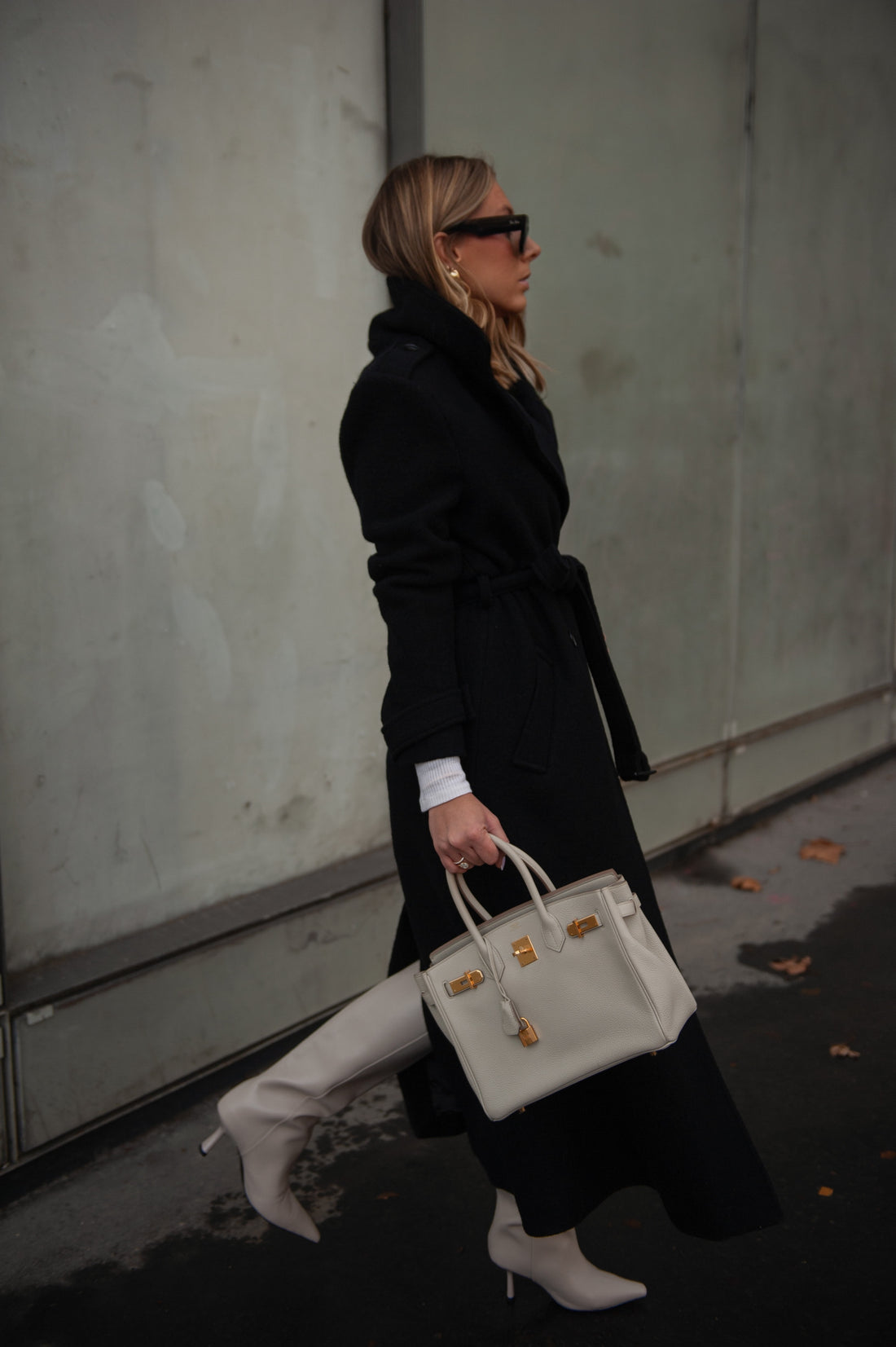 BROOKLYN manteau noir version longue