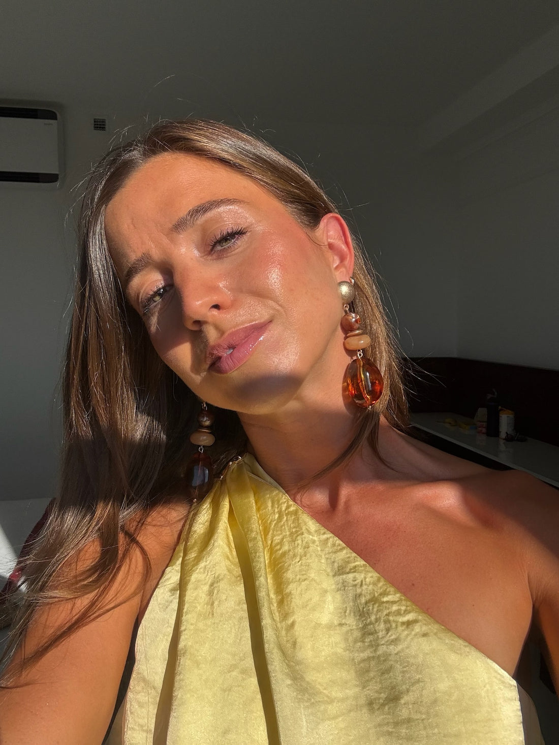 ALERIA robe jaune