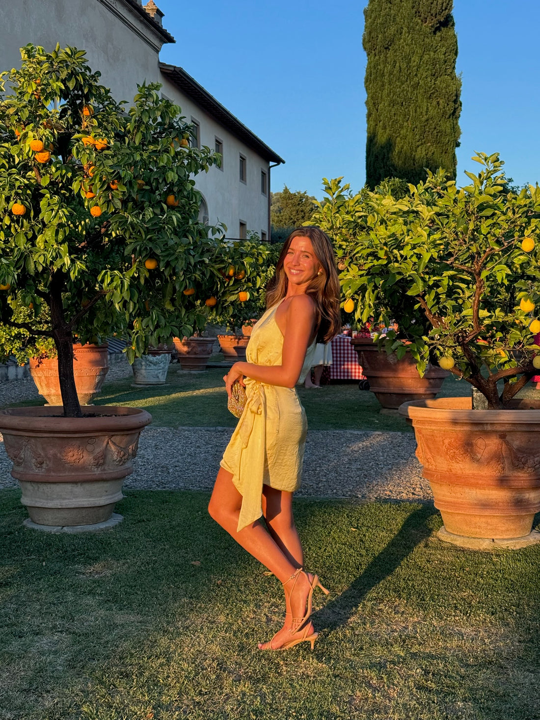 ALERIA robe jaune