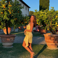 ALERIA robe jaune