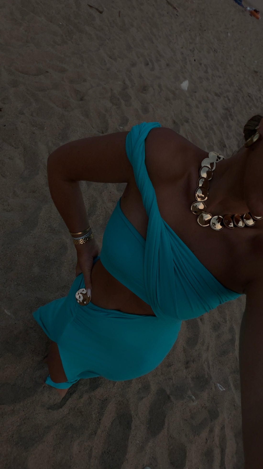 DIA robe aqua