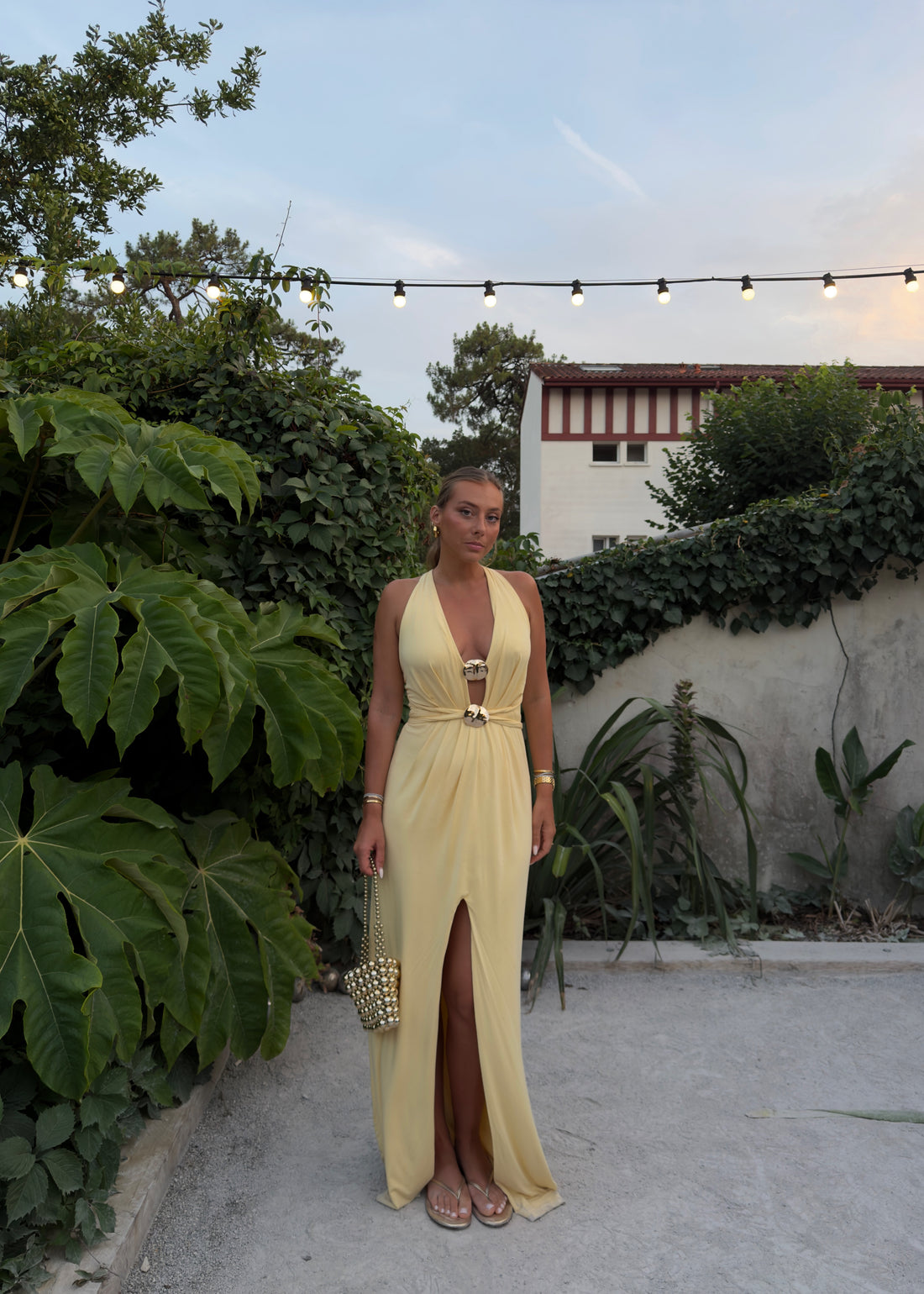 EUBEE robe jaune