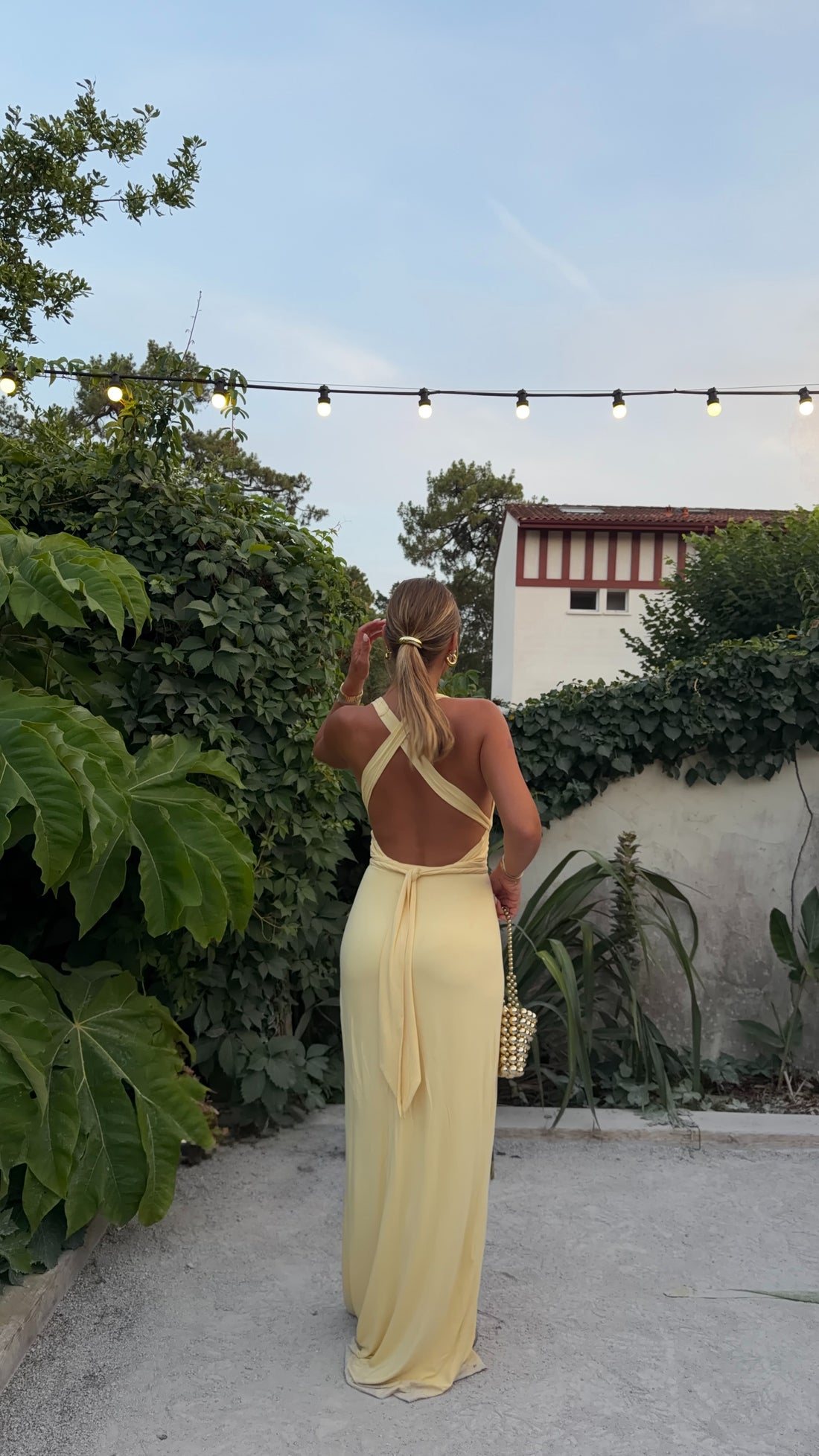 EUBEE robe jaune