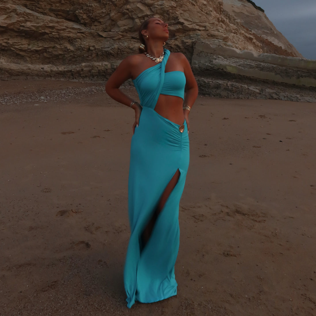 DIA robe aqua