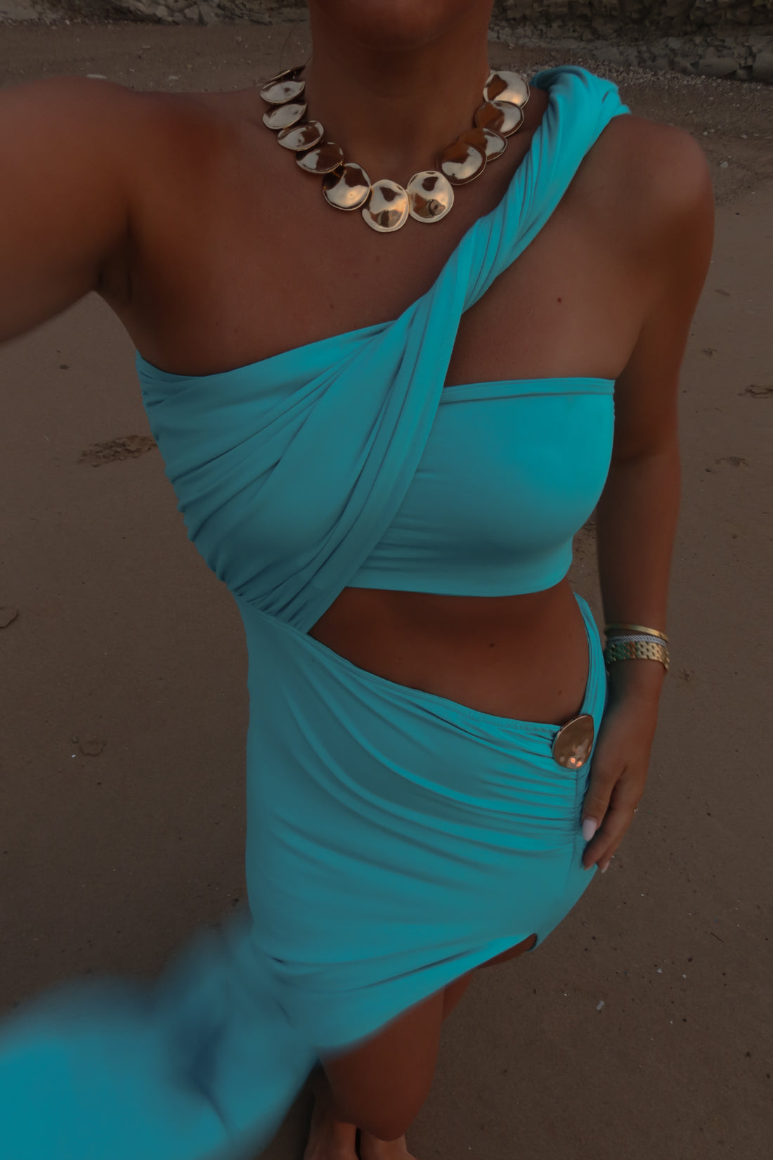 DIA robe aqua