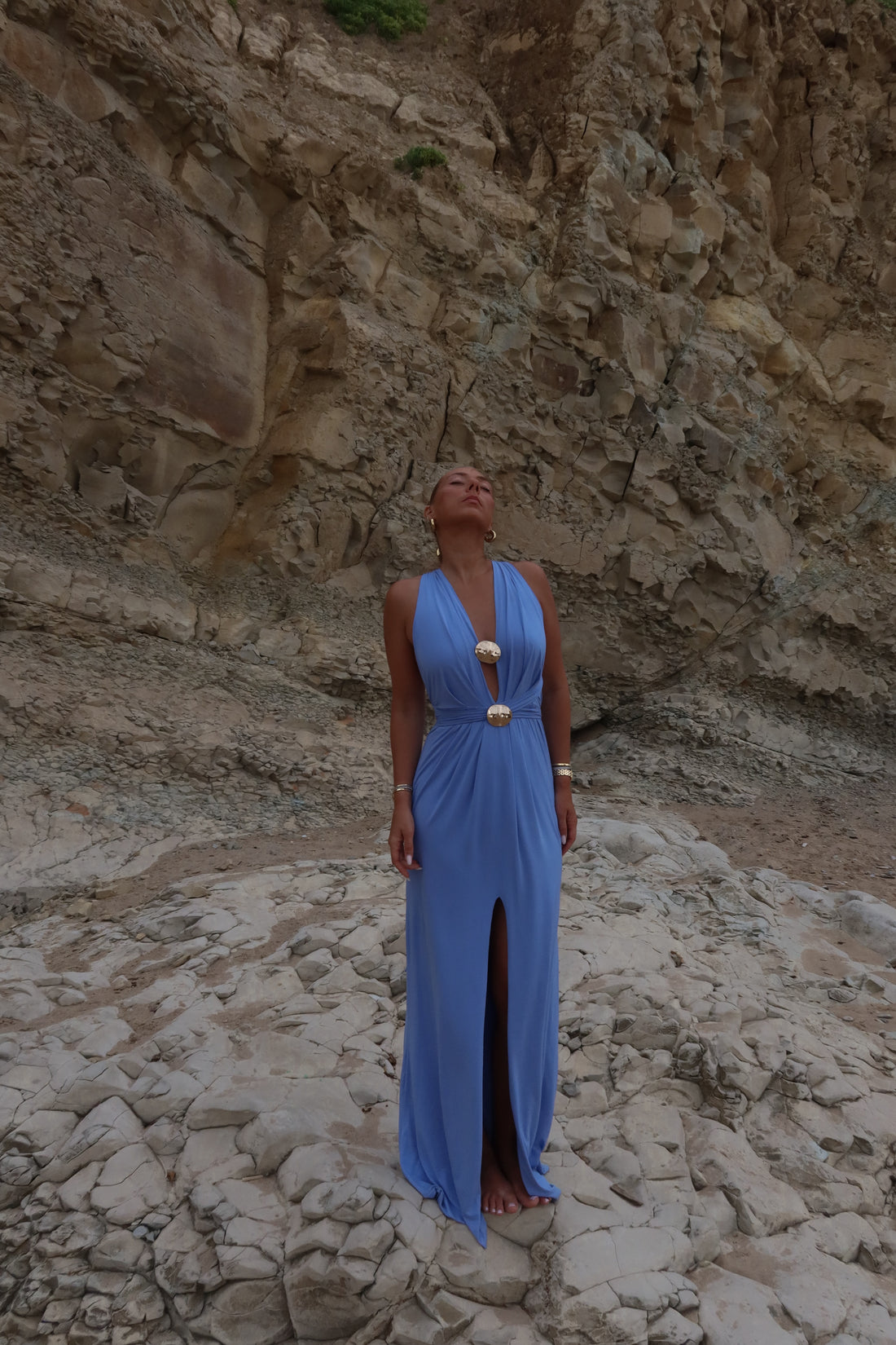 EUBEE robe azur