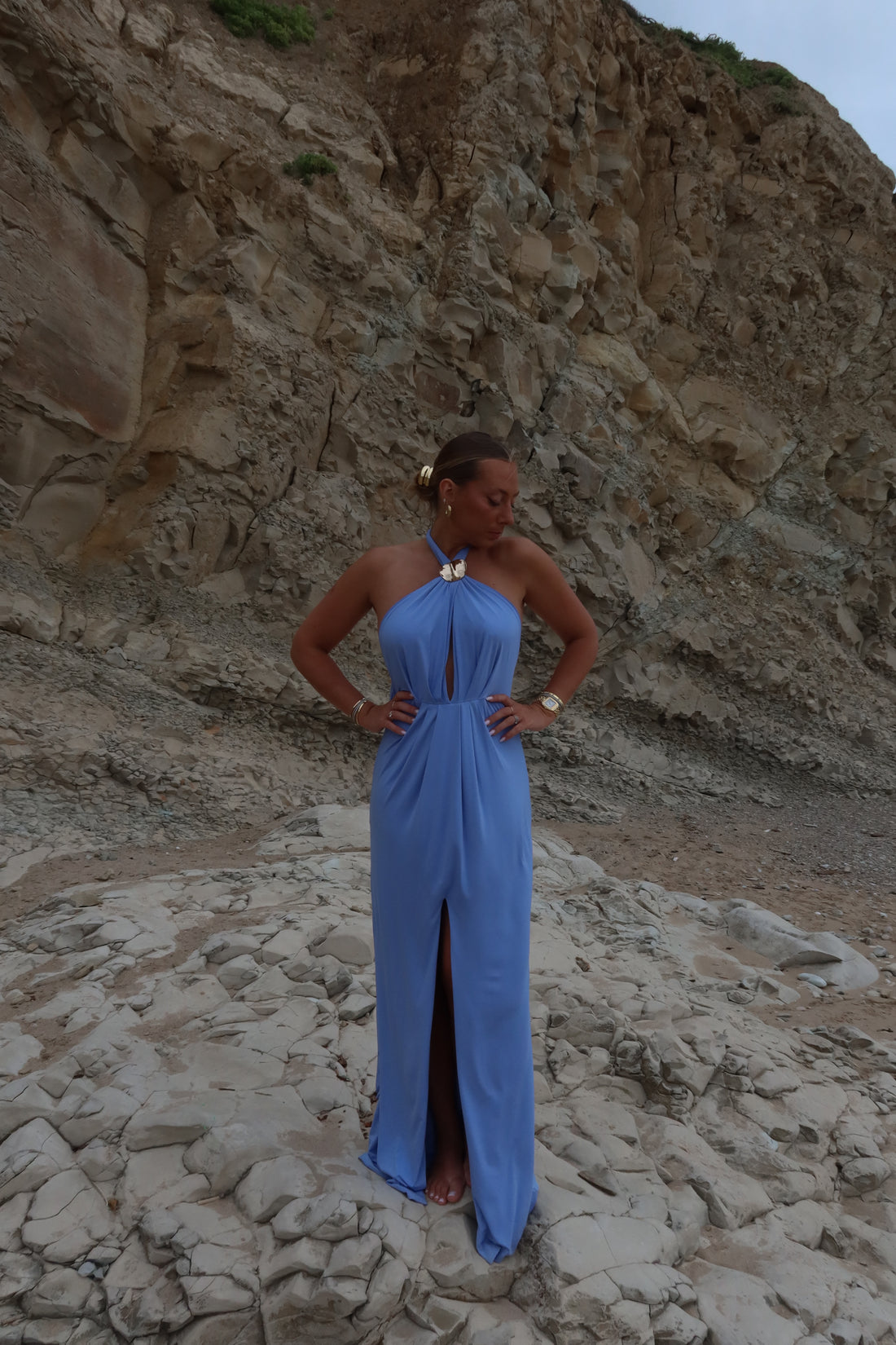 EUBEE robe azur