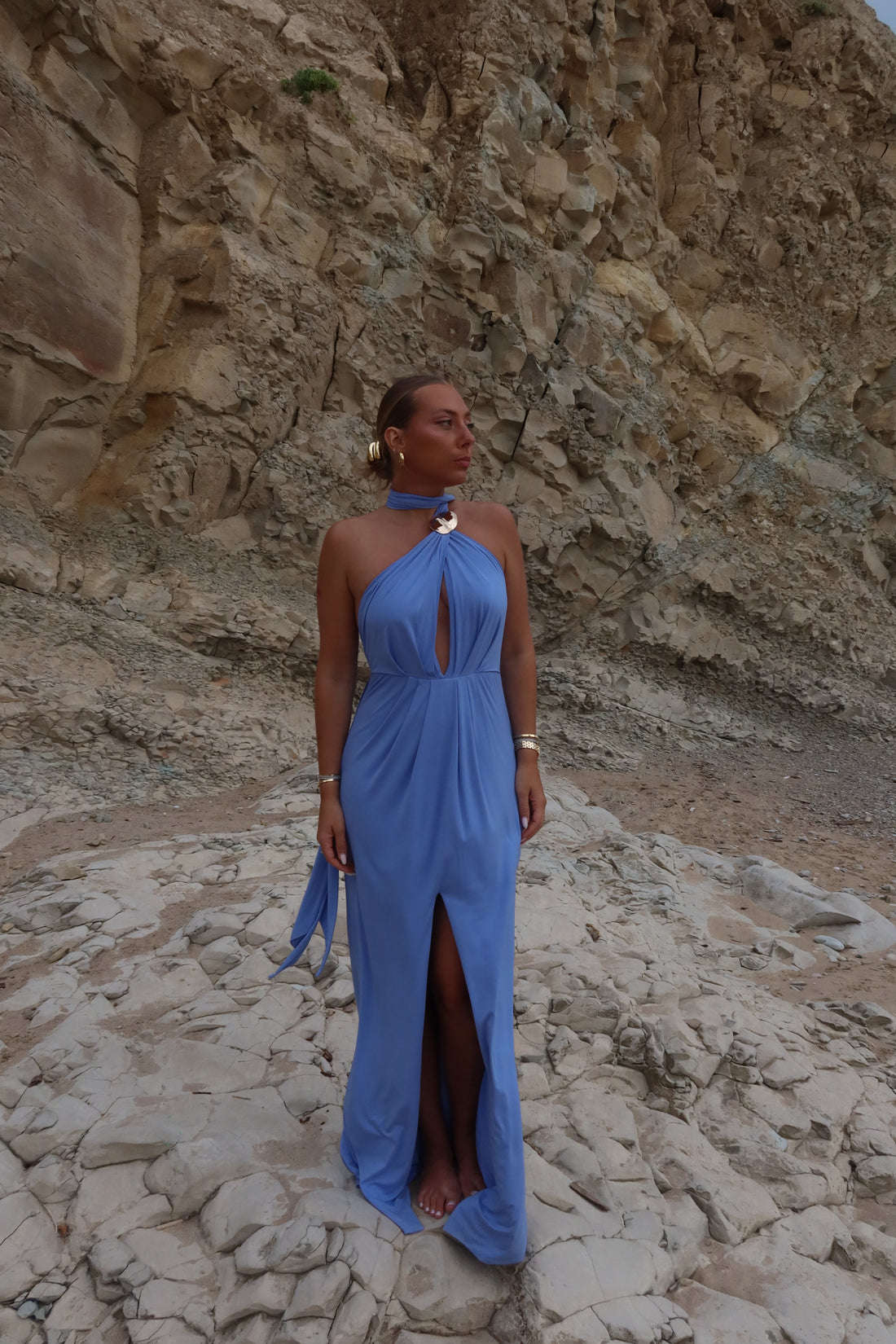 EUBEE robe azur