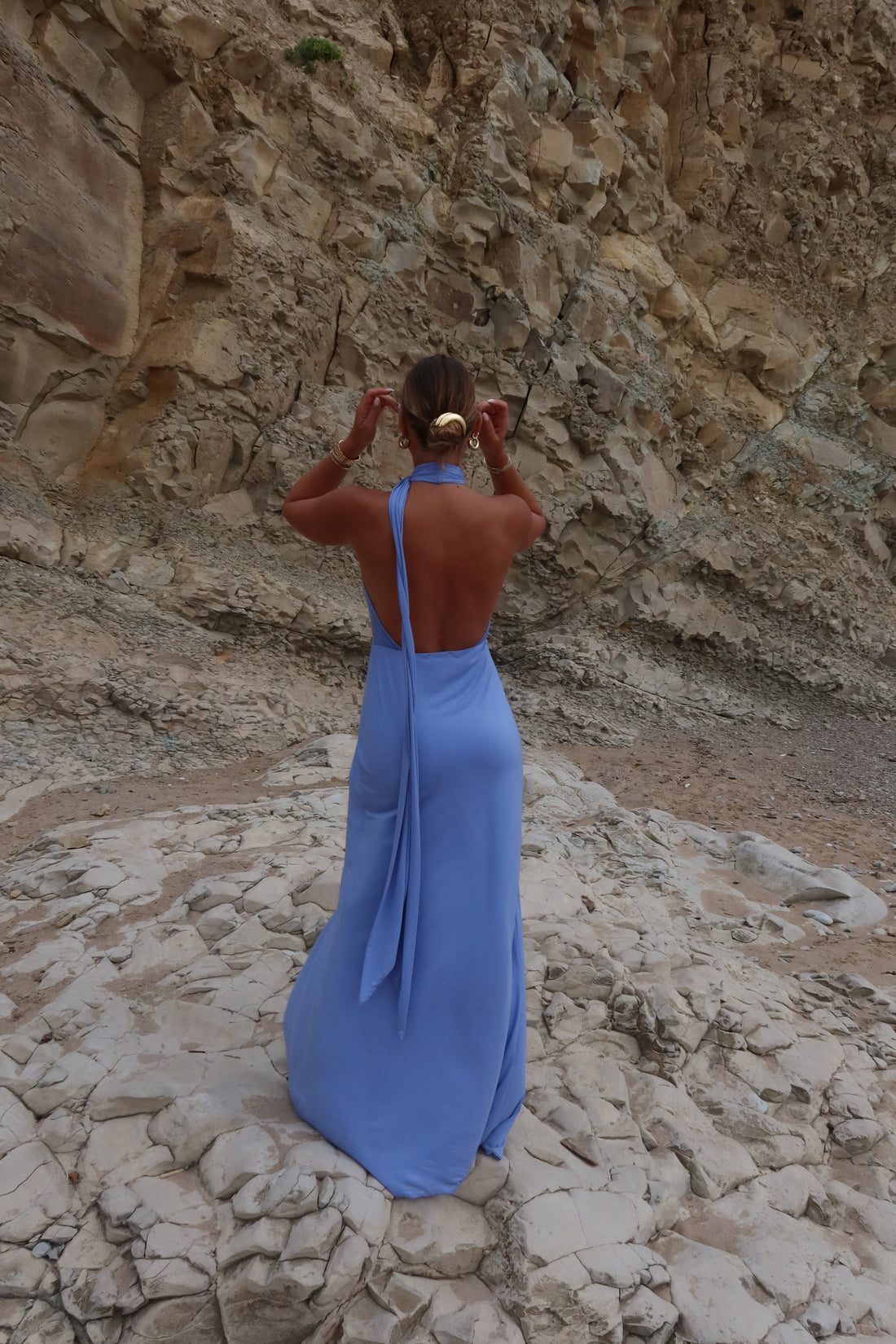 EUBEE robe azur
