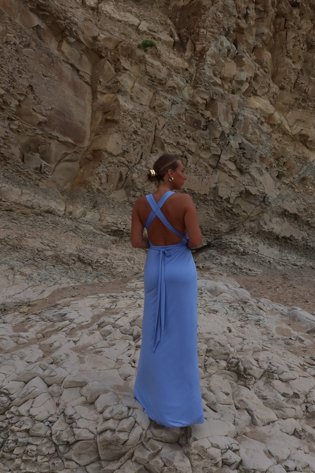 EUBEE robe azur