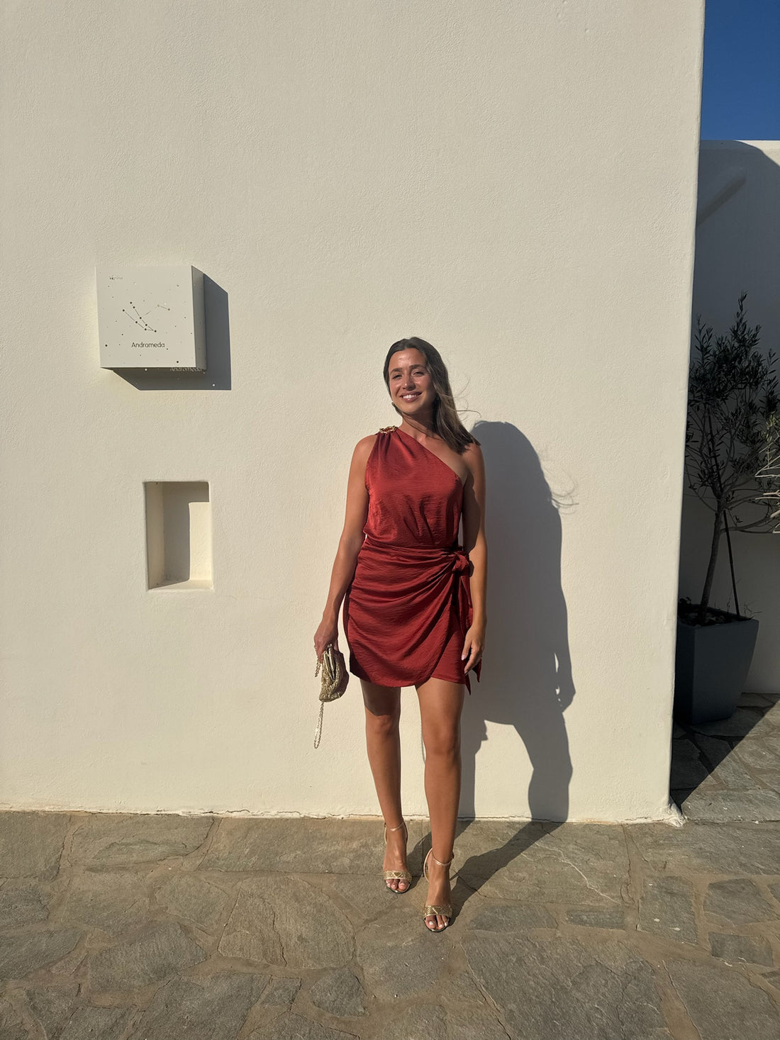 ALERIA robe terracotta