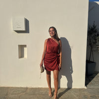 ALERIA robe terracotta