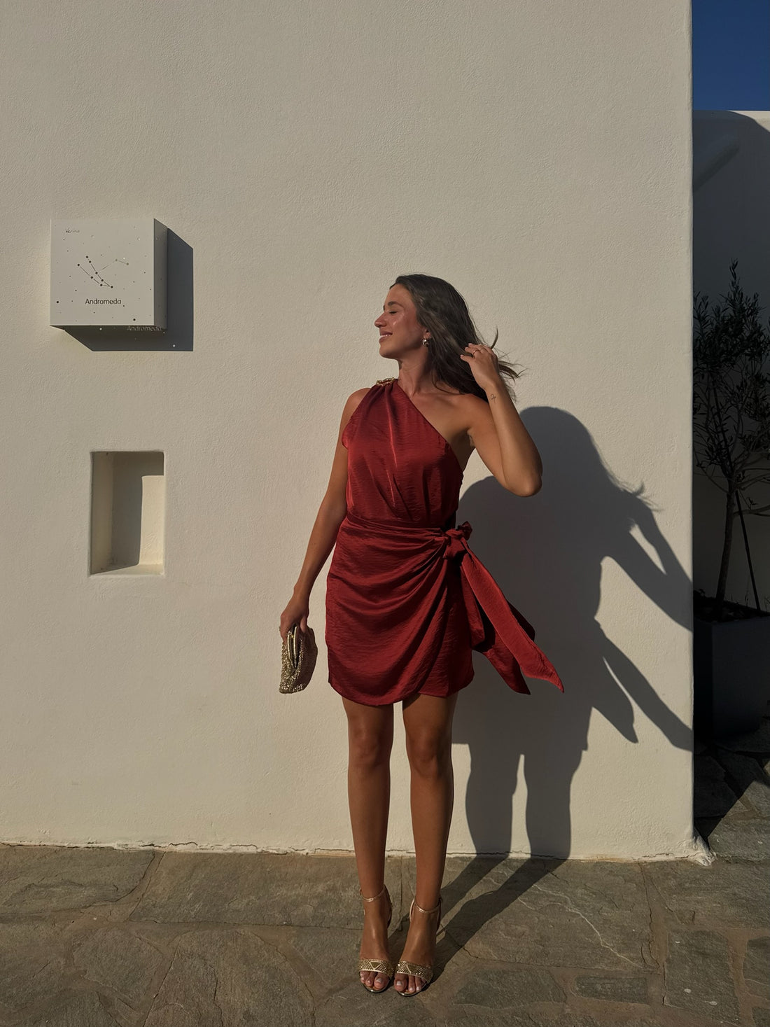 ALERIA robe terracotta